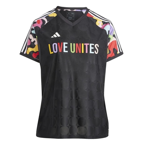 BNWT NEW Adidas Women's Tiro Pride Jersey size 1X (Plus Size) (HY9632) - Picture 1 of 8